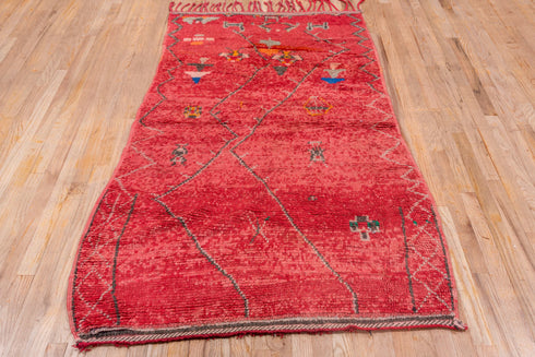 Vintage Moroccan Area Rug (3' x 7')