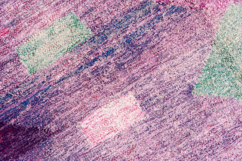 Vintage Rag Rug Area Rug (4' x 8')