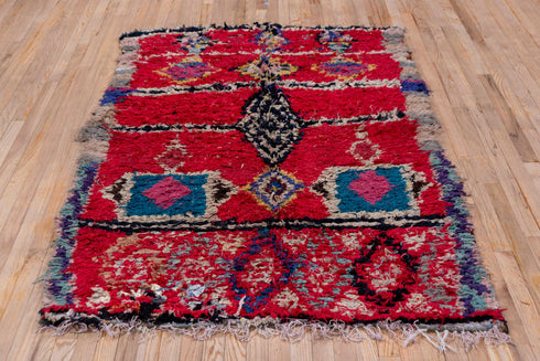 Vintage Moroccan Area Rug (4' x 6')