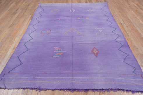 Vintage Cactus Kilim Area Rug (6' x 9')