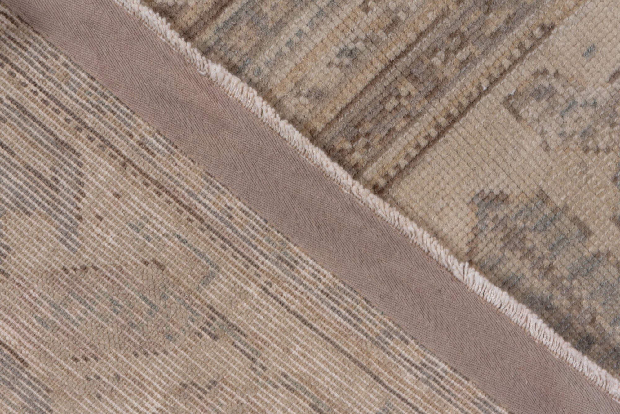 8' x 11' one-of-a-kind handmade vintage Sivas large size rug. Color palette: brown, gray, light gray, off-white, orange