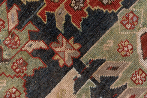 Antique Caucasian Area Rug (4' x 8')