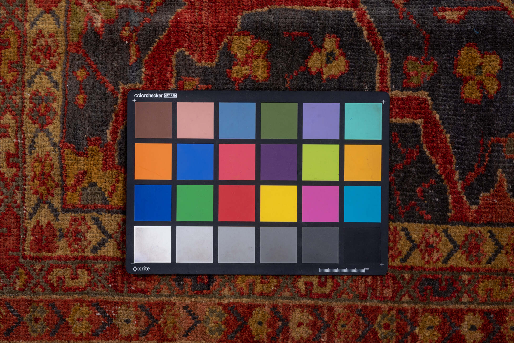 10' x 14' one-of-a-kind handmade vintage Mahal large size rug. Color palette: red, pink, brown, gray, light gray, off-white