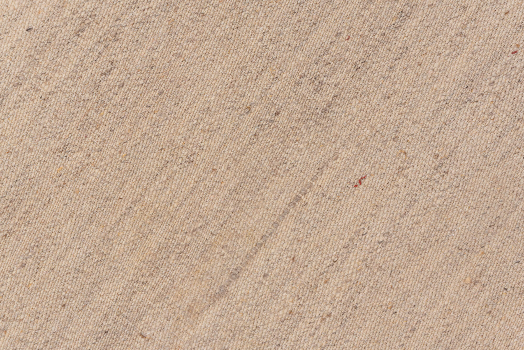 3' x 4' one-of-a-kind handmade vintage Flatweave small size rug. Color palette: brown, gray, light gray, off-white, orange