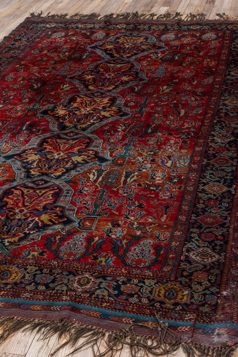 Antique Qashqai Area Rug (5' x 8')
