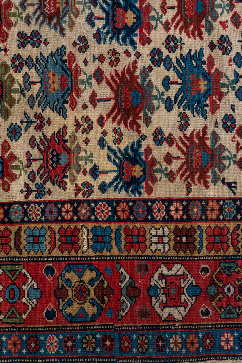 Antique Shirvan Area Rug (4' x 5')