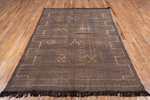 Vintage Cactus Kilim Area Rug (5' x 8')