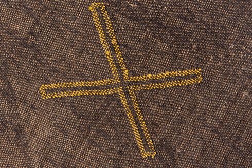 Vintage Cactus Kilim Area Rug (5' x 8')