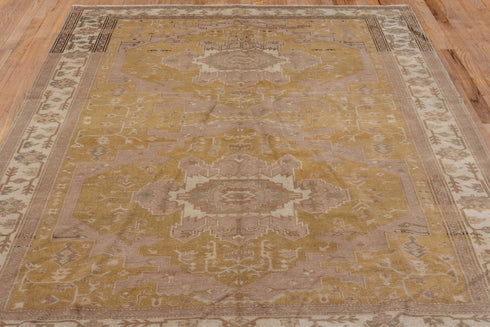 Antique Caucasian Area Rug (5' x 8')