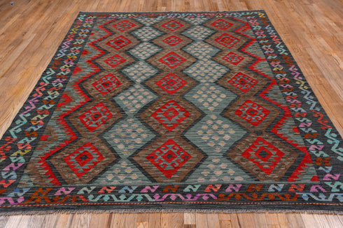 Vintage Kilim Area Rug (7' x 9')