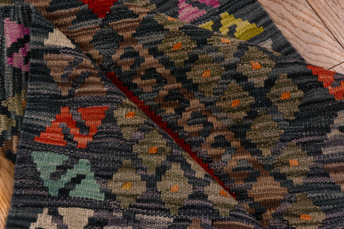 Vintage Kilim Runner Rug (2' x 9')