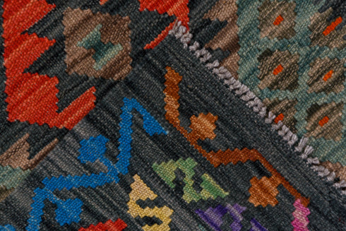 Vintage Kilim Runner Rug (2' x 9')