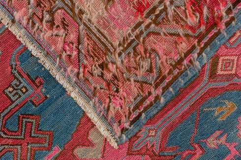 Antique Sumak Area Rug (6' x 11')