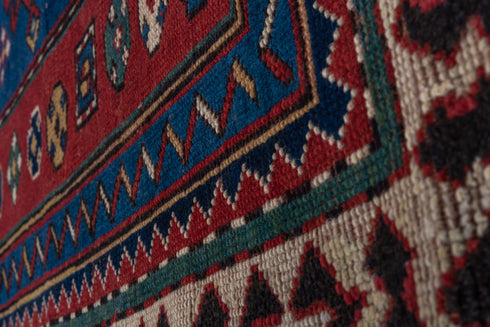 Antique Kazak Area Rug (3' x 6')