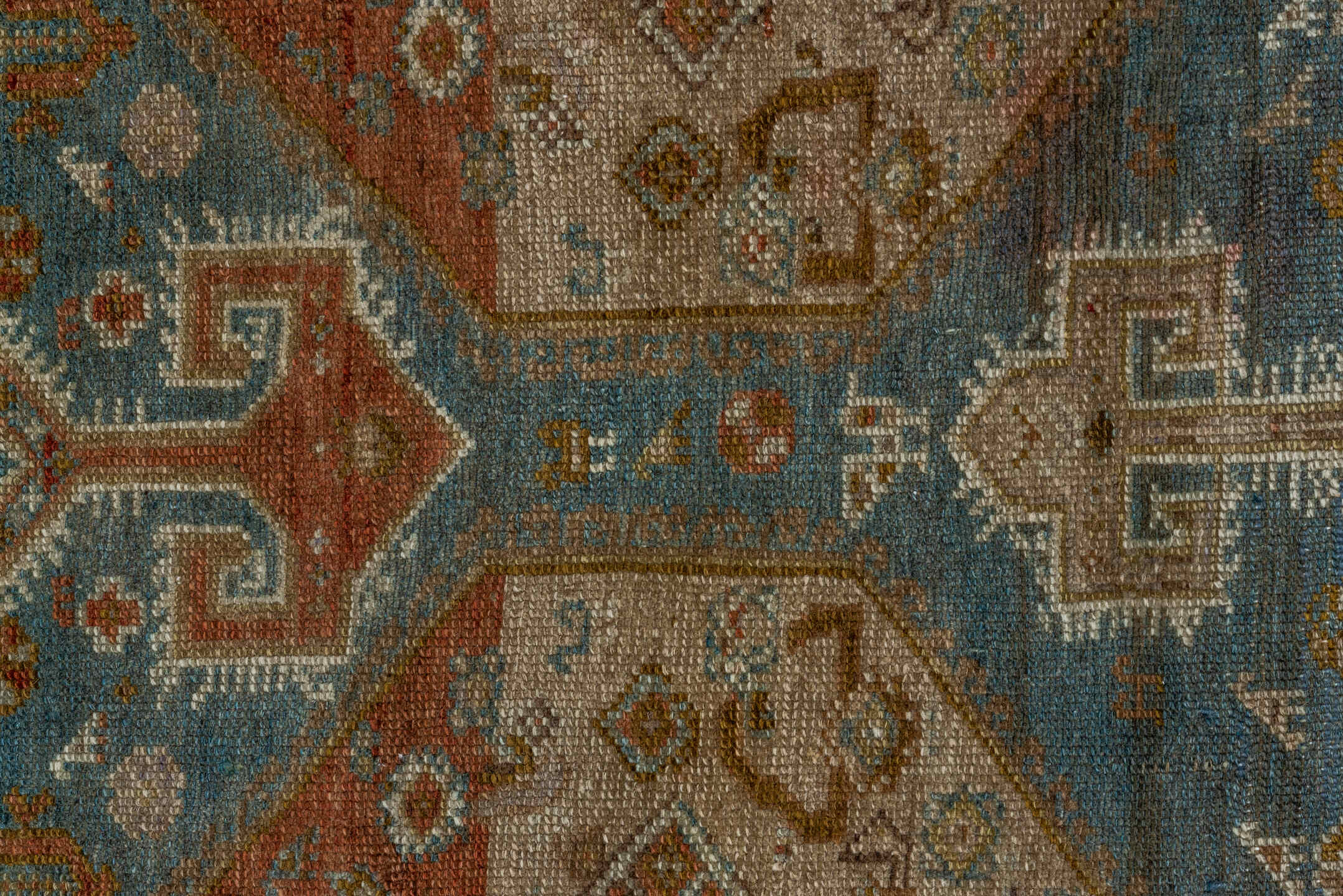 2' x 14' one-of-a-kind handmade vintage Malayer runner rug. Color palette: brown, gray, black, off-white, white, snow