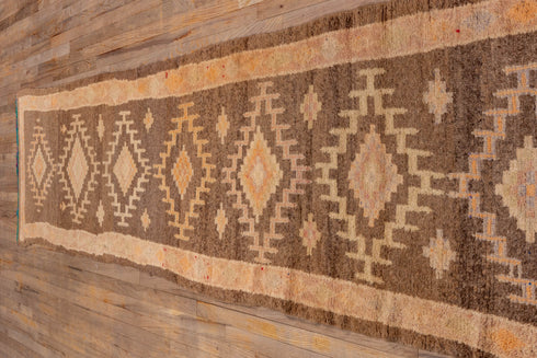 Vintage Moroccan Runner Rug (2' x 14')