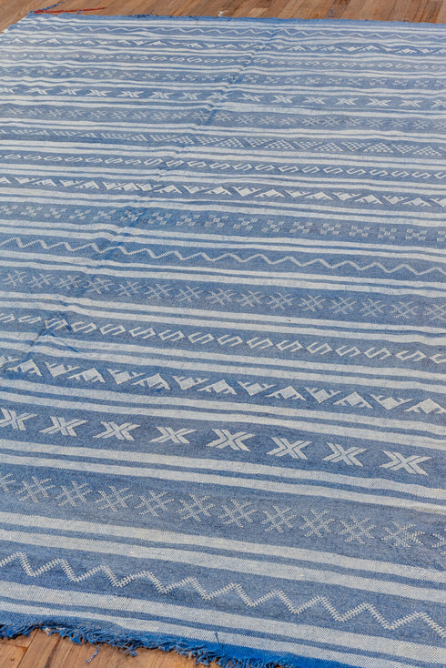 Vintage Cactus Kilim Area Rug (6' x 9')