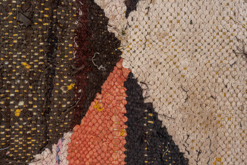 Vintage Rag Rug Area Rug (5' x 9')