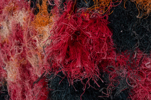 Vintage Rag Rug Area Rug (4' x 7')