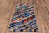 Vintage Rag Rug Runner Rug (2' x 6')