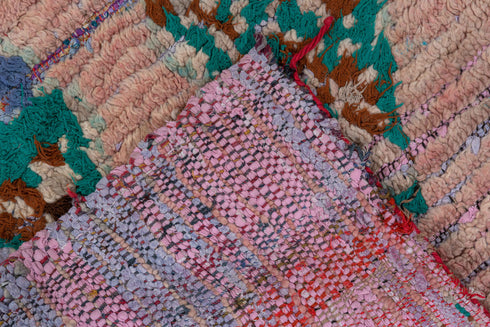 Vintage Rag Rug Runner Rug (2' x 6')