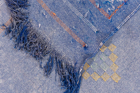 Vintage Cactus Kilim Area Rug (6' x 9')