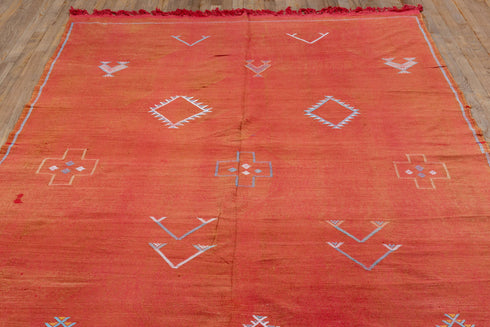 Vintage Cactus Kilim Area Rug (6' x 9')