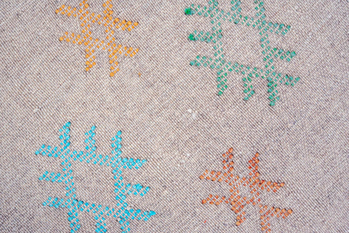 Vintage Cactus Kilim Area Rug (5' x 9')