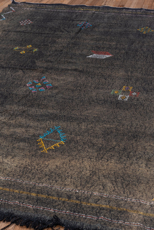 Vintage Cactus Kilim Area Rug (5' x 9')