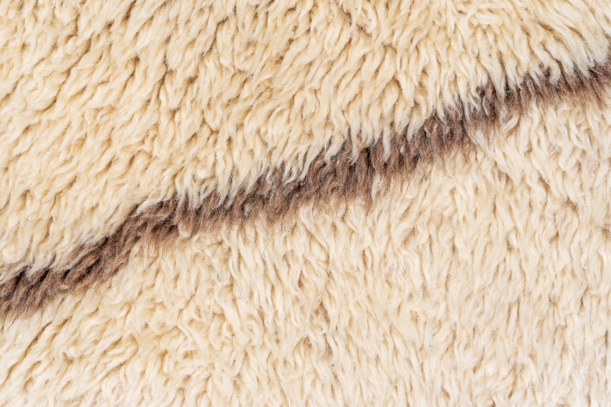 2' x 12' one-of-a-kind handmade vintage Moroccan runner rug. Color palette: brown, gray, light gray, linen, off-white, pink