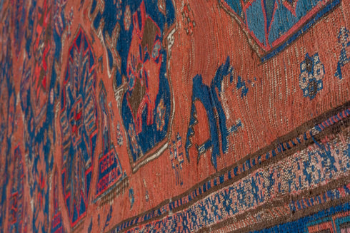 Antique Sumak Area Rug (6' x 9')