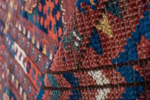 Antique Beshir Area Rug (5' x 10')