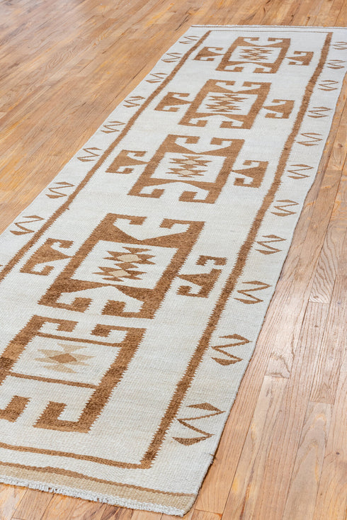 Antique Kilim Runner Rug (3' x 11')