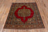 Antique Tabriz Area Rug (4' x 5')