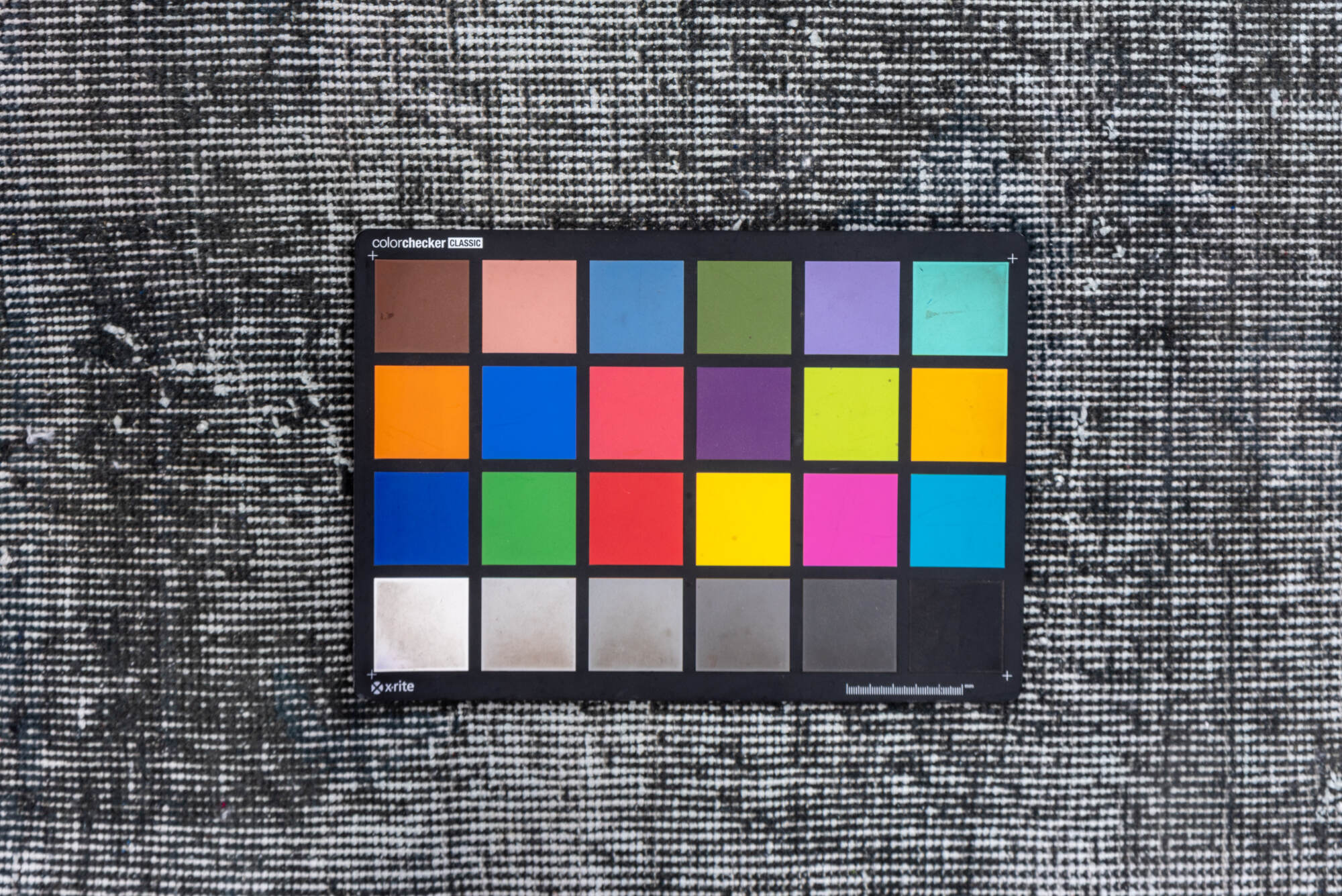 2' x 10' one-of-a-kind handmade vintage Overdyed runner rug. Color palette: black, charcoal, dark gray, dim gray, gray