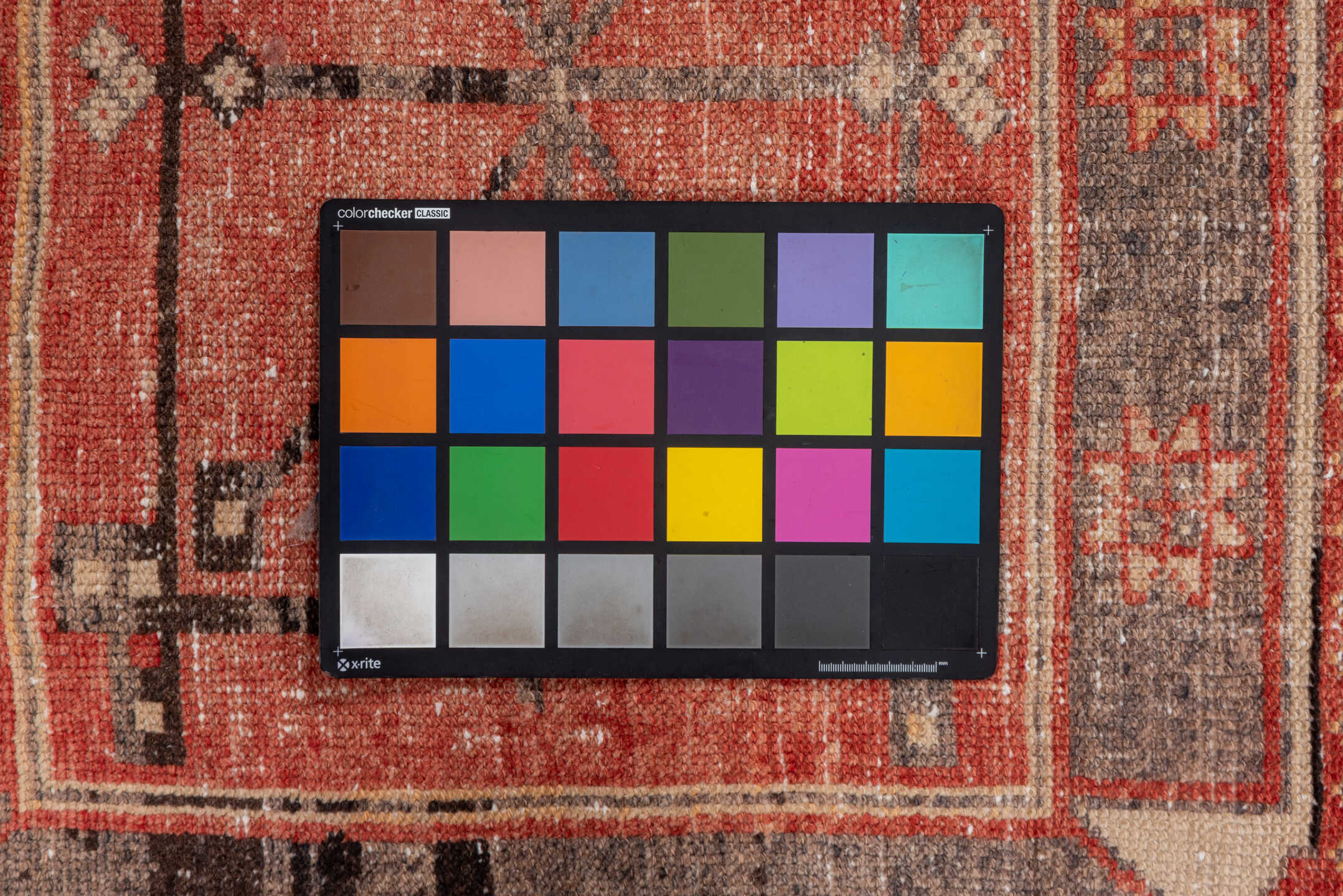 3' x 11' one-of-a-kind handmade vintage Oushak runner rug. Color palette: gray, brown, pink, orange, red