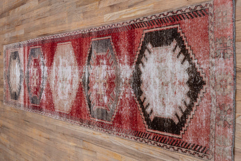 Vintage Oushak Runner Rug (2' x 11')