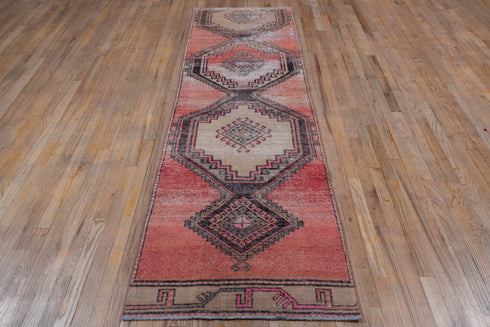 Vintage Oushak Runner Rug (2' x 9')