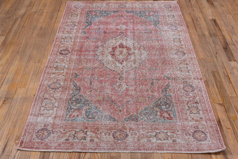 Vintage Oushak Area Rug (4' x 6')