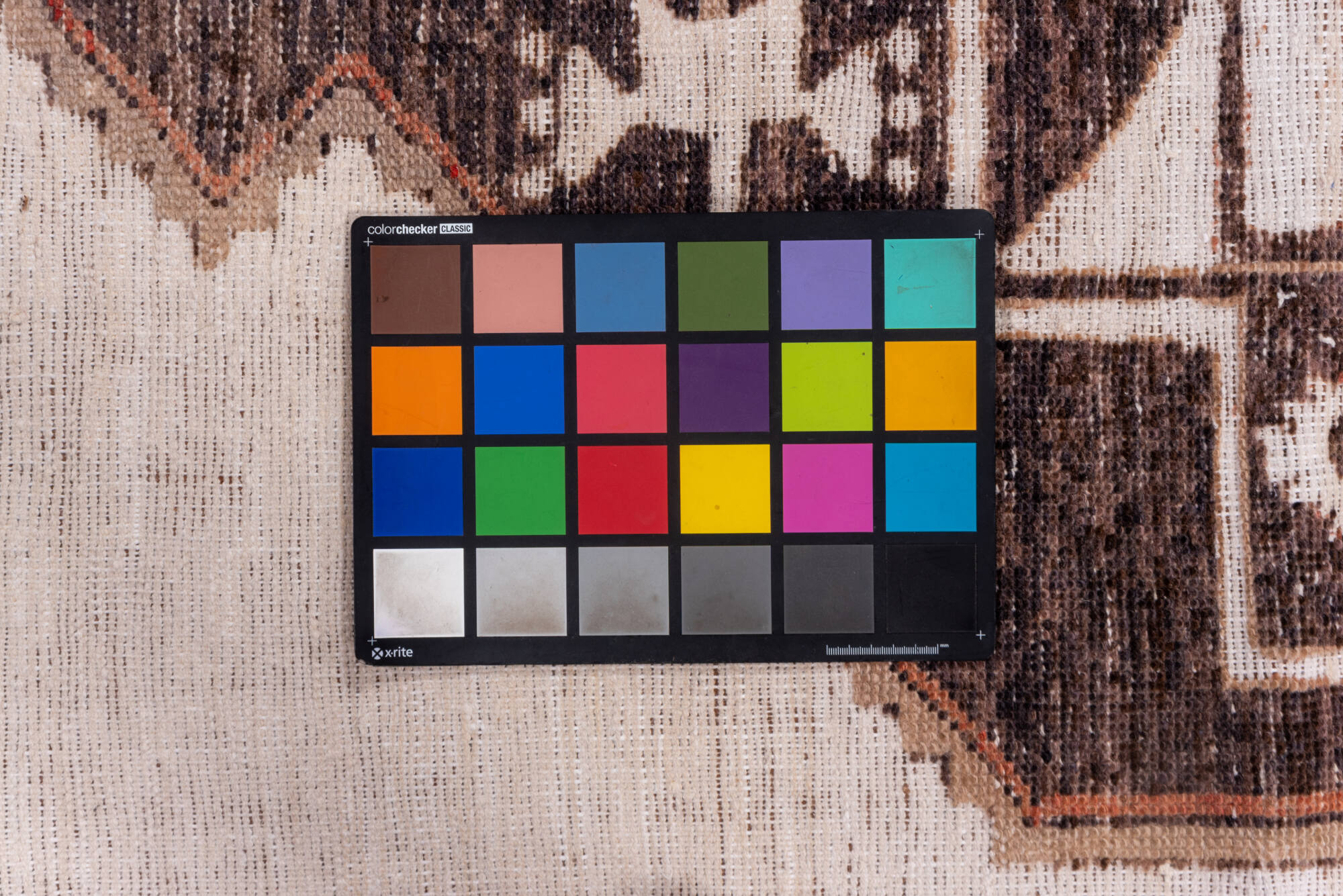 3' x 11' one-of-a-kind handmade vintage Oushak runner rug. Color palette: brown, gray, light gray, off-white, pink, silver