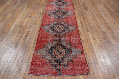 Vintage Oushak Runner Rug (3' x 13')