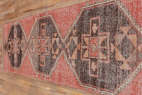 Vintage Oushak Runner Rug (2' x 12')
