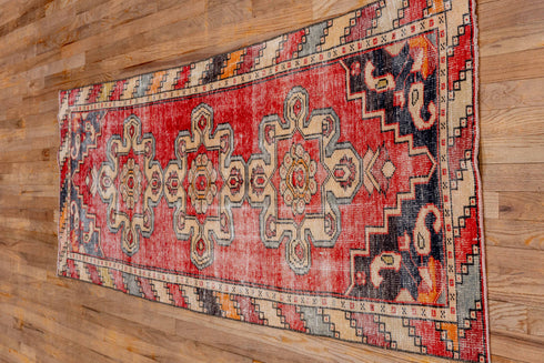 Vintage Oushak Runner Rug (2' x 8')