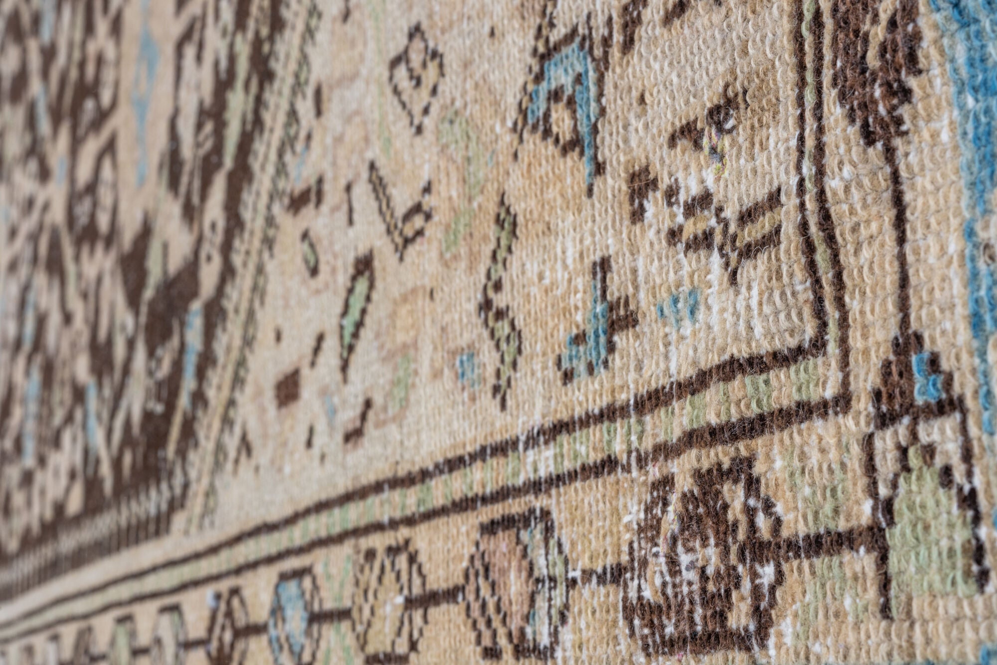 4' x 11' one-of-a-kind handmade vintage Malayer runner rug. Color palette: dark gray, gray, light gray, light slate gray