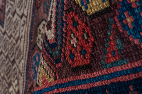 Vintage Cam Hamadan Runner Rug (4' x 10')