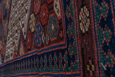 Vintage Cam Hamadan Runner Rug (4' x 10')