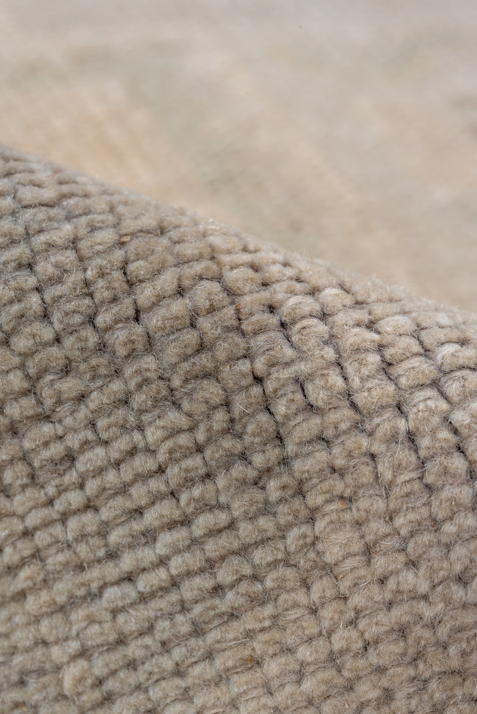 2' x 5' one-of-a-kind handmade vintage Oushak small size rug. Color palette: gray, light gray, off-white, brown, pink, white