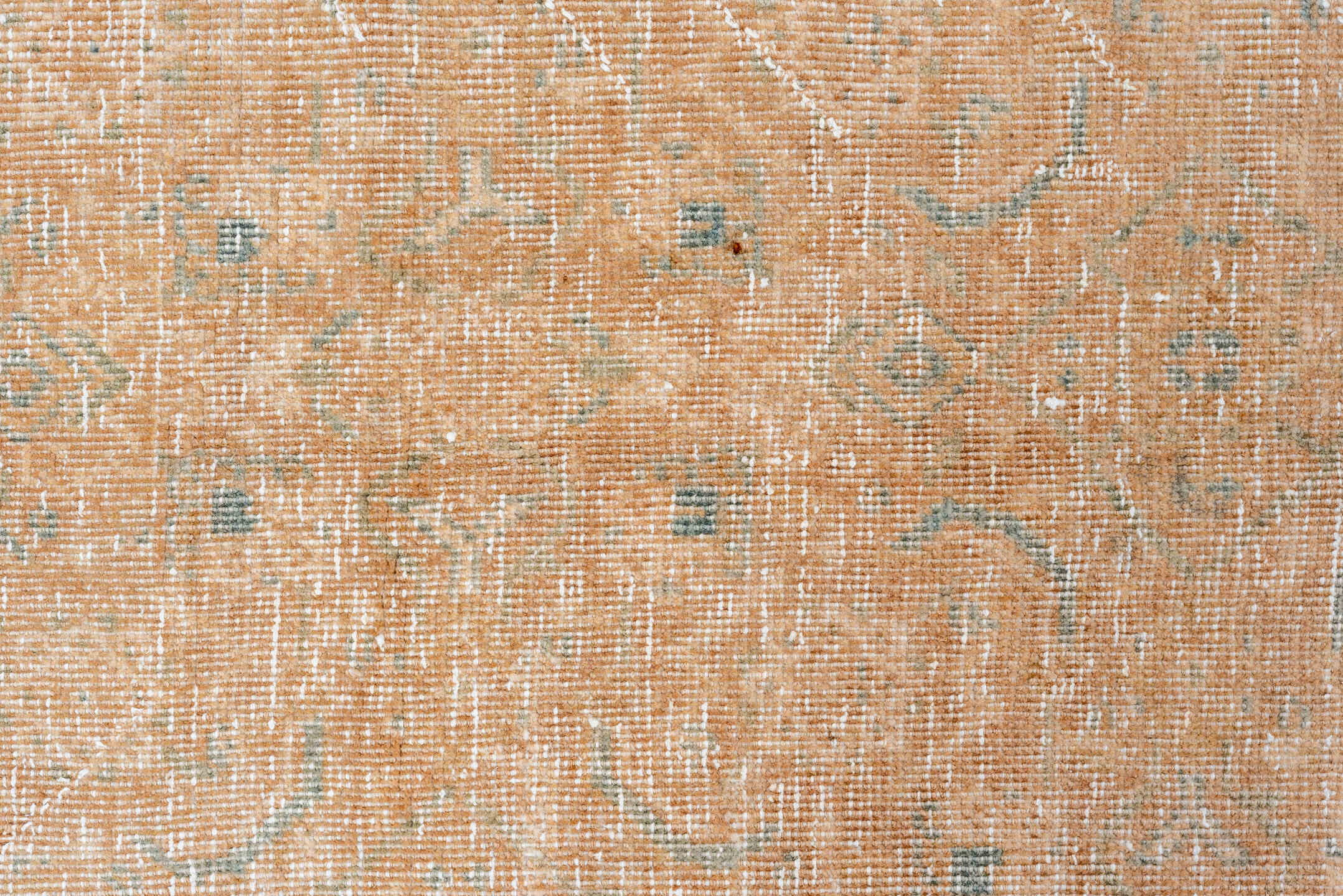 8' x 12' one-of-a-kind handmade vintage Mahal large size rug. Color palette: brown, off-white, light gray, pink, gray