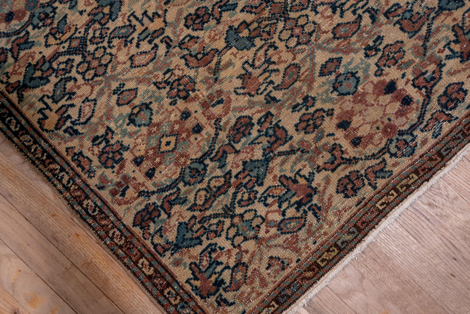 3' x 16' one-of-a-kind handmade vintage Sivas runner rug. Color palette: black, brown, charcoal, gray, off-white, pink