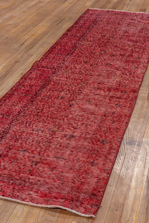 Vintage Overdyed Runner Rug (2' x 8')